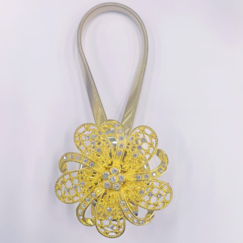 Завесна катарама от сплав с магнит, пружина и ABS вложка — модерен минимализъм