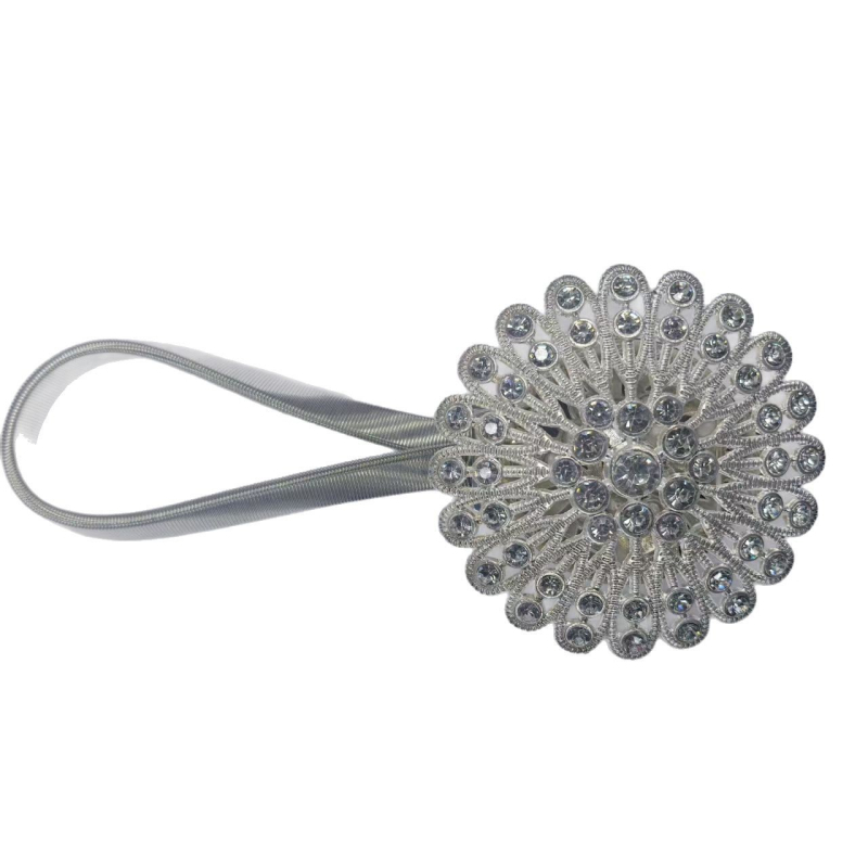 Завесна катарама от сплав с магнит, пружина и ABS вложка — модерен минимализъм