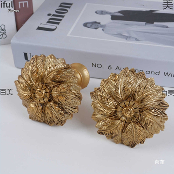 Sveķu aizkaru sienas āķis ar kupola galvu, franču stila dekoratīvs piederums