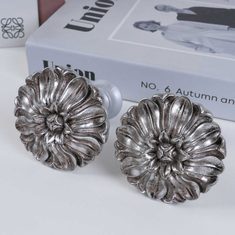 Sveķu aizkaru sienas āķis ar kupola galvu, franču stila dekoratīvs piederums