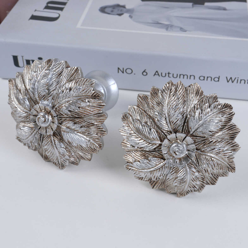 Sveķu aizkaru sienas āķis ar kupola galvu, franču stila dekoratīvs piederums