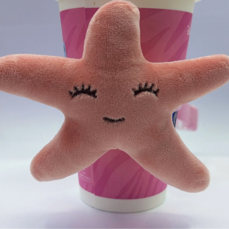 Κουρτινές αγκράφες με σχέδιο καρτούν – ζεύγος, ύφασμα plush και PP βαμβάκι, προσαρμόσιμο