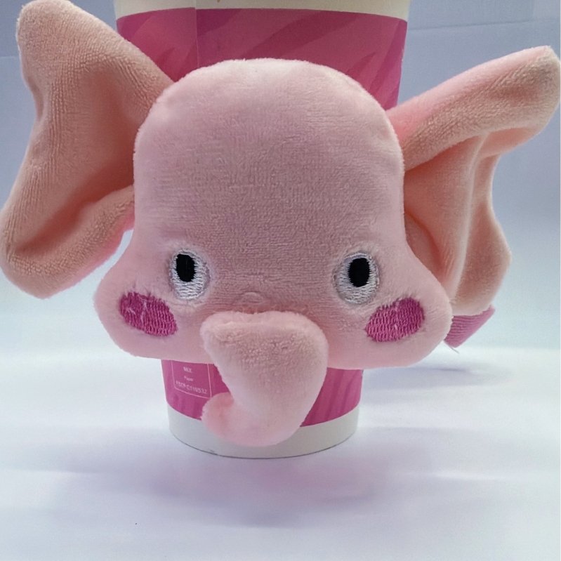 Κουρτινές αγκράφες με σχέδιο καρτούν – ζεύγος, ύφασμα plush και PP βαμβάκι, προσαρμόσιμο