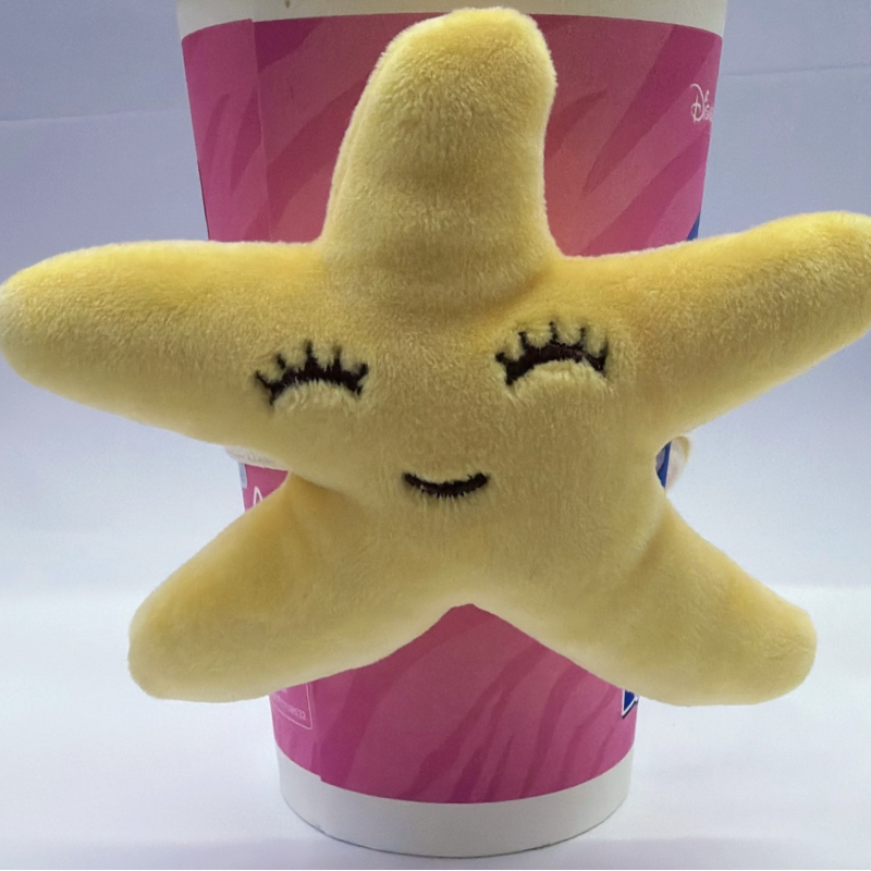 Κουρτινές αγκράφες με σχέδιο καρτούν – ζεύγος, ύφασμα plush και PP βαμβάκι, προσαρμόσιμο