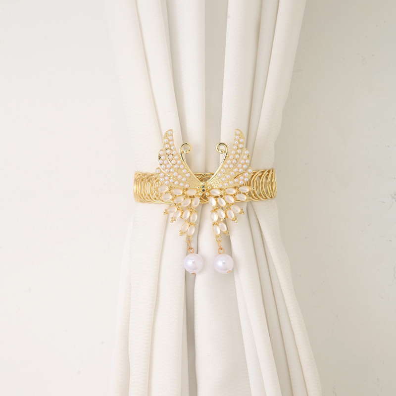 Aizkaru siksnas ar pūkām, tauriņa dizains, kaķa acs akmens, metāls (Materiāls: Metāls; Stils: Amerikas stils; Pielāgojams: Jā; Licencēts savs zīmols: Jā)