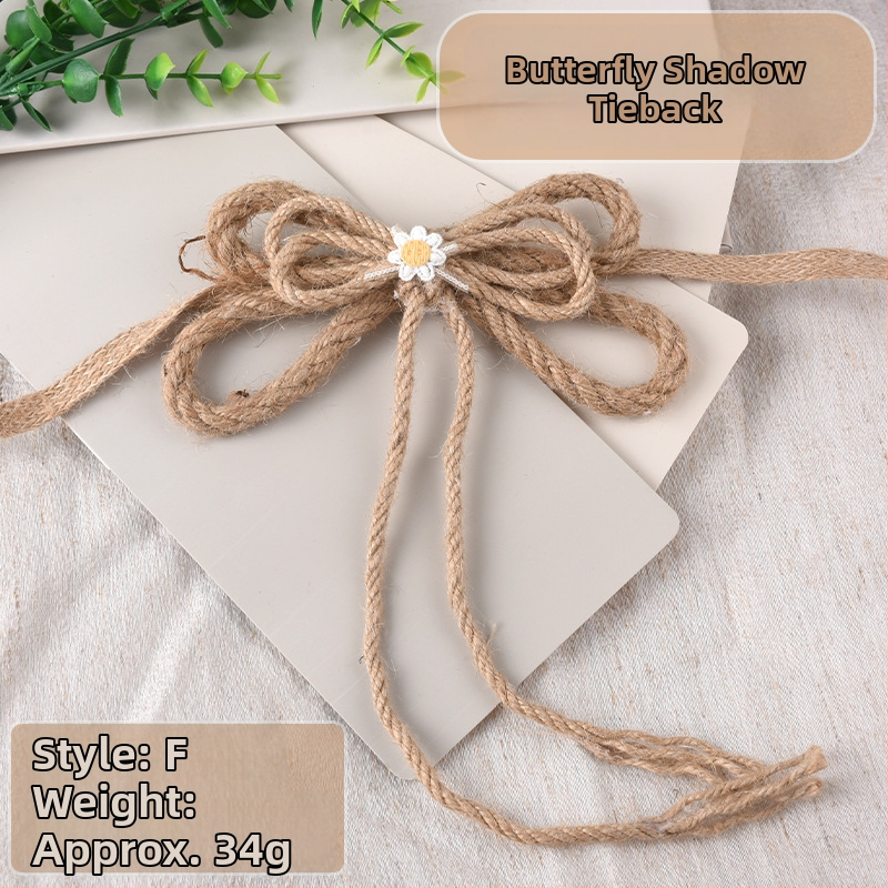 Aizkaru saitēm - mūsdienīgas minimālisma konopju auklas, pletītas, pielāgojamas, zīmols Ming qian