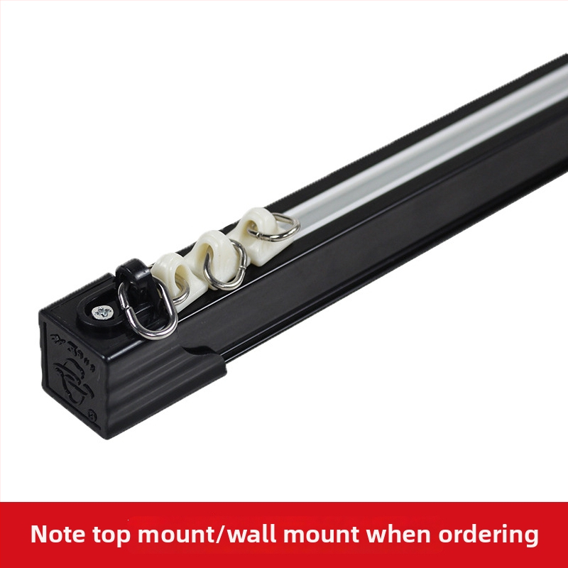 Aizkaru furnitūra — alumīnija sakausējums — piemērots karājamu aizkaru piekāršanai — zīmols Shenzhou Yuye — moderns un minimālisks stils