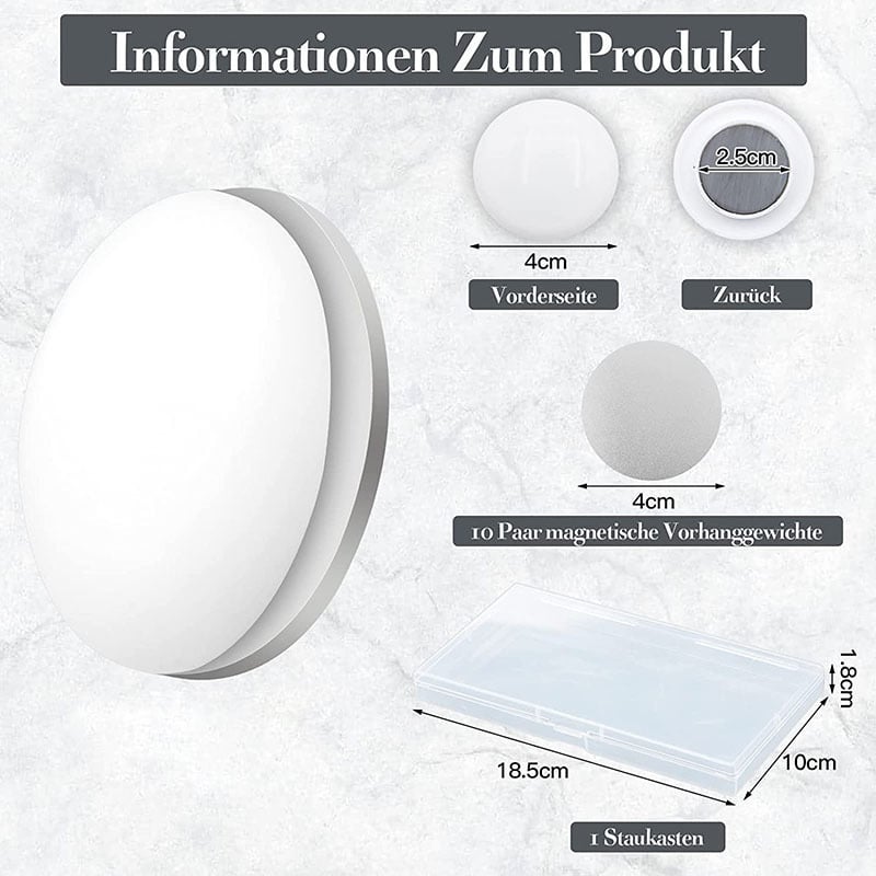 Mágneses függöny-kiegészítők: zuhanyfüggöny súly, szélbiztos függő, testreszabható opciók, licencelt magánmárkák, modern letisztult stílus