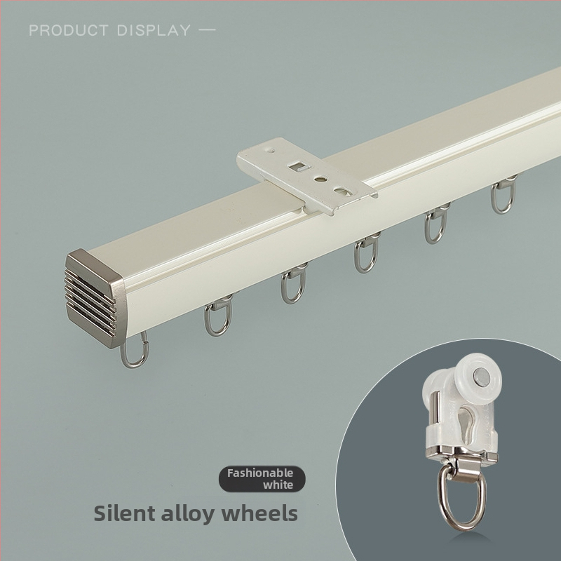 Aizkaru sliede, alumīnija sakausējums, klusa darbība, dubultā sliede, modelis JFL597, Jin Fulong