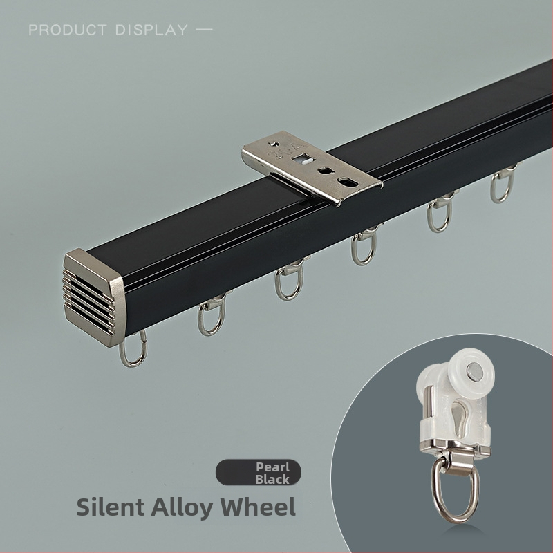 Aizkaru sliede, alumīnija sakausējums, klusa darbība, dubultā sliede, modelis JFL597, Jin Fulong