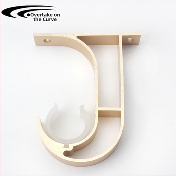 Romas stangas stiprinājums, alumīnija sakausējums, DGDM ar vienu āķi, piemērots aizkariem