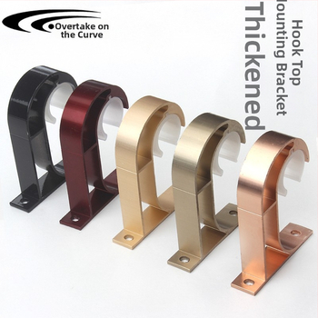 Romas stangas stiprinājums, alumīnija sakausējums, DGDM ar vienu āķi, piemērots aizkariem