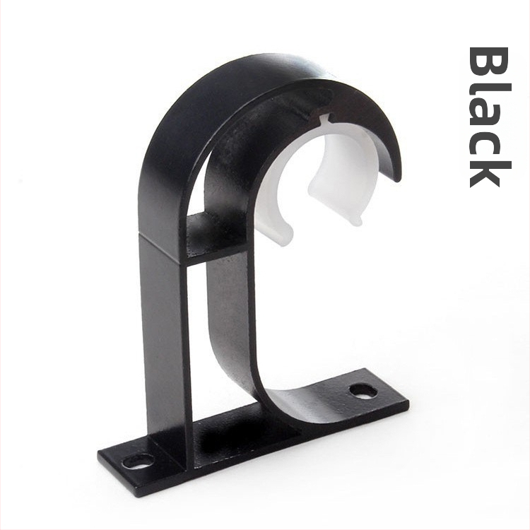 Romas stangas stiprinājums, alumīnija sakausējums, DGDM ar vienu āķi, piemērots aizkariem