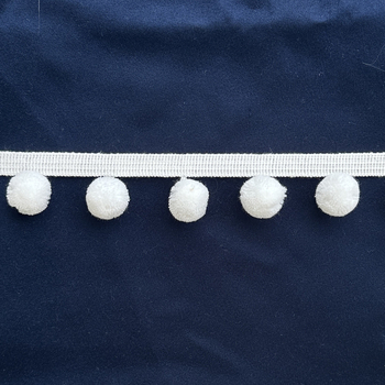 Csipke-velúr pomponos függönyszegély, poliészter, modern minimalista stílus, testreszabható