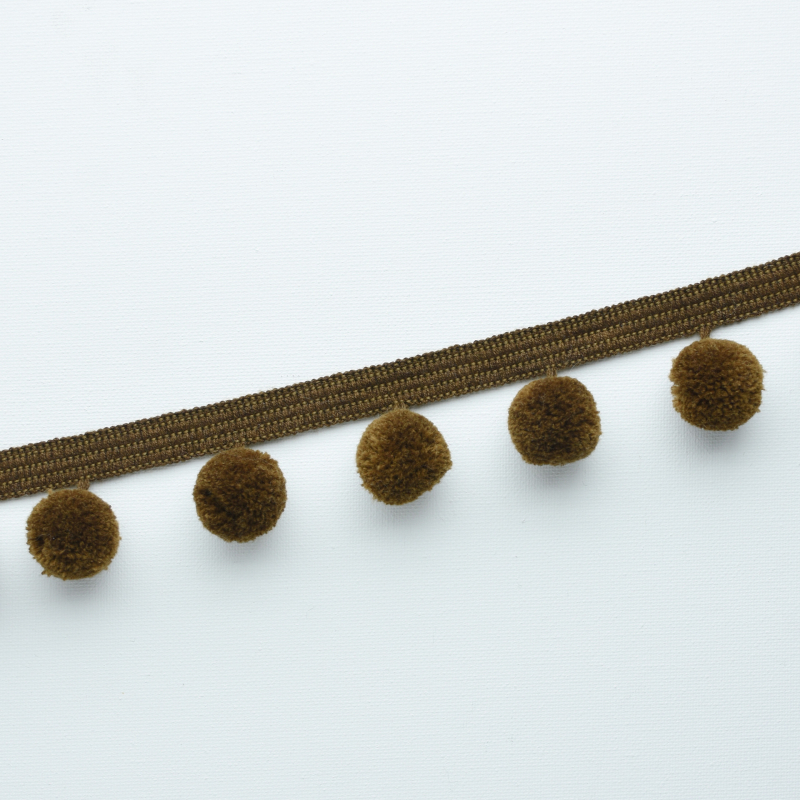 Csipke-velúr pomponos függönyszegély, poliészter, modern minimalista stílus, testreszabható