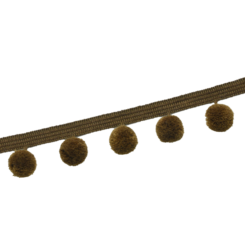 Csipke-velúr pomponos függönyszegély, poliészter, modern minimalista stílus, testreszabható