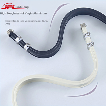 Aizkaru sliede no alumīnija sakausējuma, modelis JFL-DWG Liela locīšanas sliede Jinfulong Piestiprināšanas veids