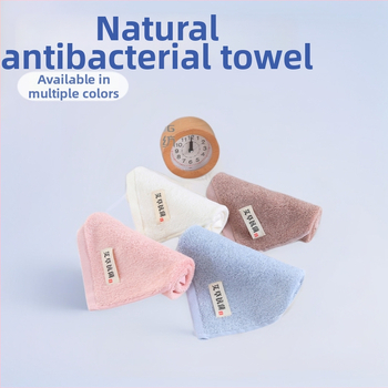 Kvadratni ručnik za lice od bambusovih vlakana s prirodnom antibakterijskom zaštitom, težina 55 g, 32 niti, jednostruko pređa, tkanina običnog pletenja