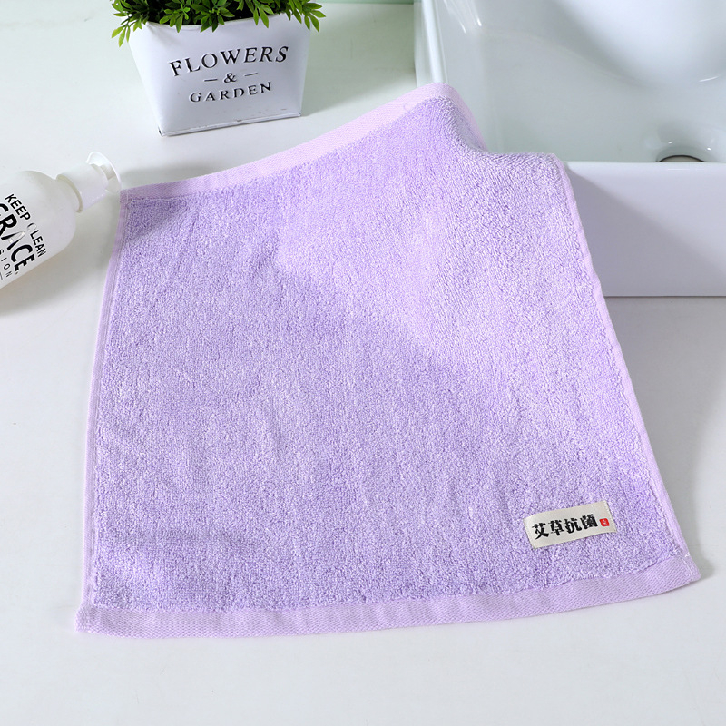 Kvadratni ručnik za lice od bambusovih vlakana s prirodnom antibakterijskom zaštitom, težina 55 g, 32 niti, jednostruko pređa, tkanina običnog pletenja