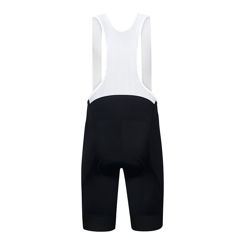 Velosipēdu bib šorti ar siksnām, mitrumu vadus audums, sintētisko šķiedru maisījums, vienkrāsains, vasara, vīrietis