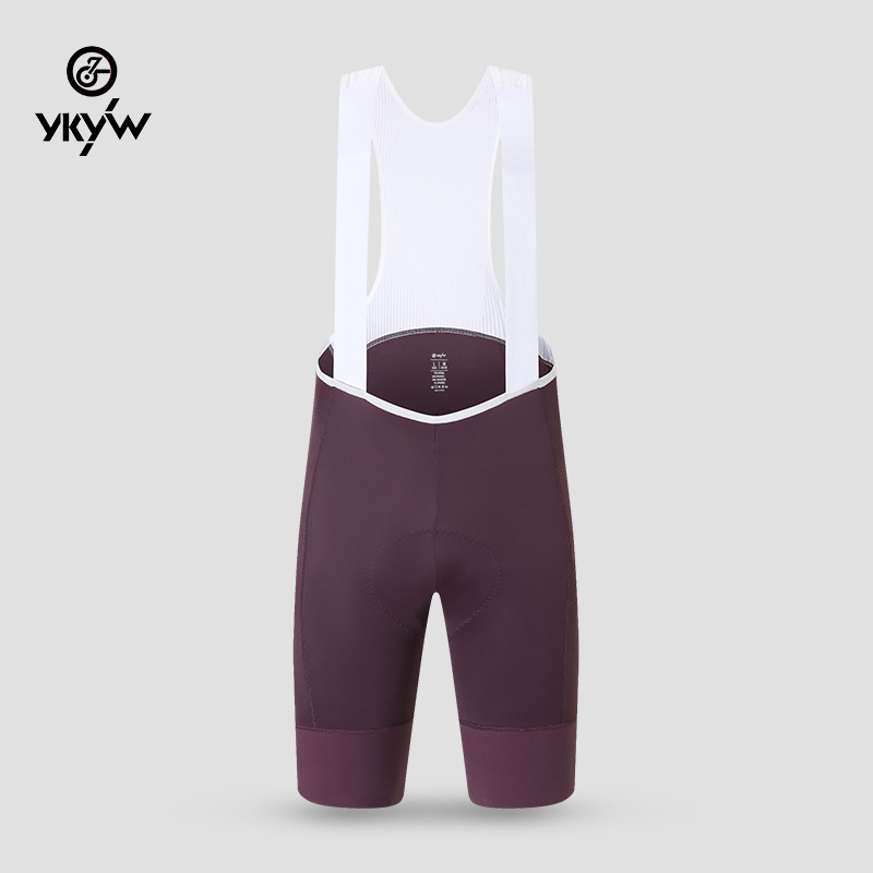Velosipēdu bib šorti ar siksnām, mitrumu vadus audums, sintētisko šķiedru maisījums, vienkrāsains, vasara, vīrietis