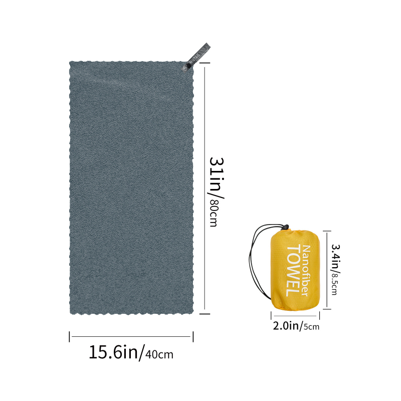 Spordirätik mikrokiududest, kiiresti kuivav, 100 g, džakardsegustatud lõng, imavus 0–5 s