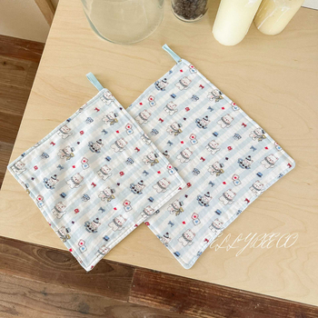 Prosop pentru saliva bebeluș, din tifon, cu fir răsucit, 25 g, pentru nou-născuți