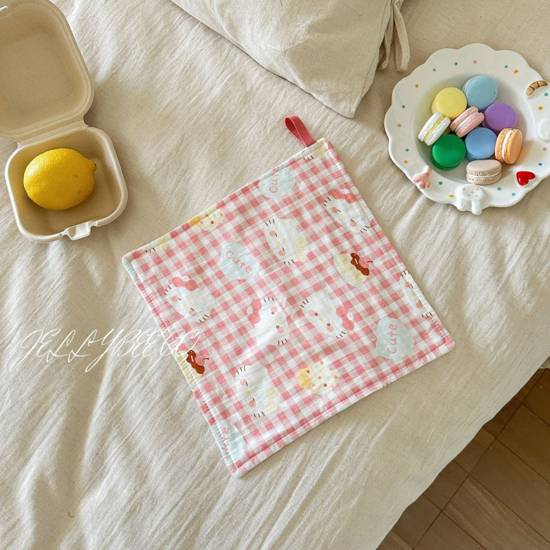 Prosop pentru saliva bebeluș, din tifon, cu fir răsucit, 25 g, pentru nou-născuți