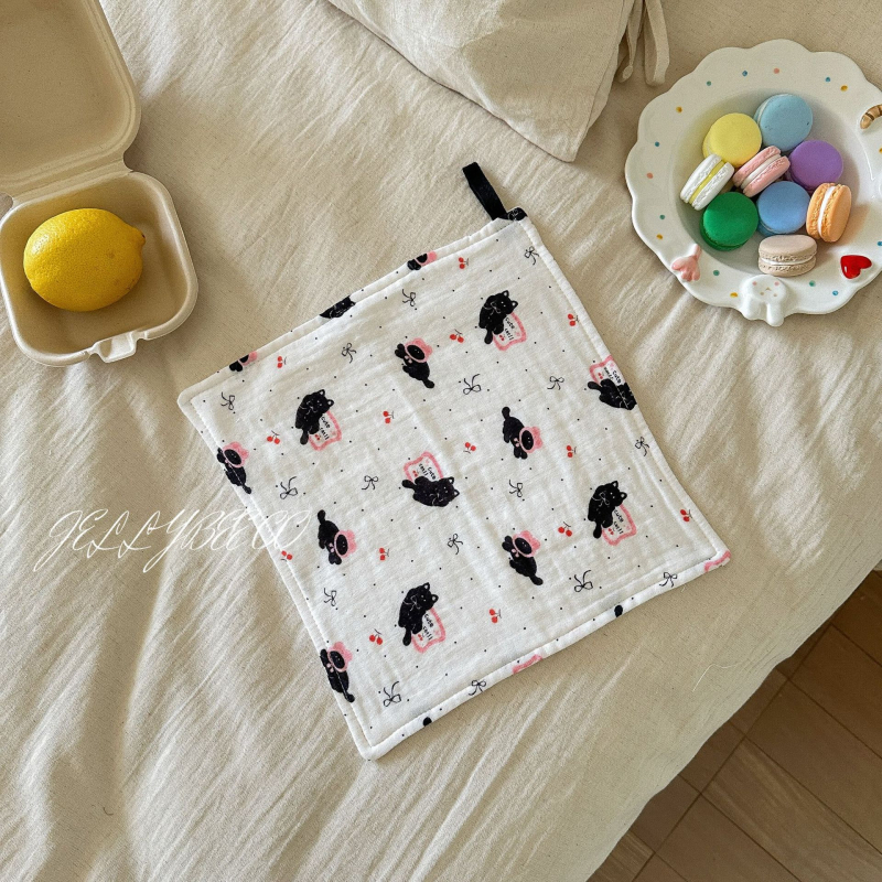 Prosop pentru saliva bebeluș, din tifon, cu fir răsucit, 25 g, pentru nou-născuți