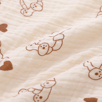 Long Water Prosop pentru fața bebelușului, tifon cu densitate înaltă, șase straturi, prosop pătrat, 60 g, 32 fire, fir simplu