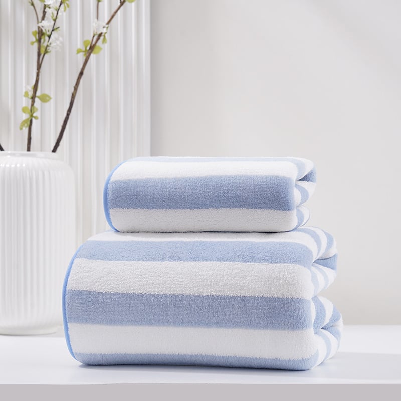 Комплект кърпи от коралов флис: дебели, абсорбиращи, лицеви и баня кърпи, 150D, 200–300 g, подгъв