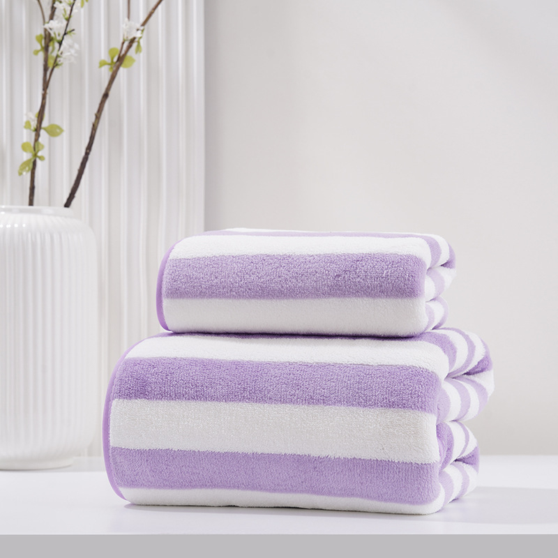 Комплект кърпи от коралов флис: дебели, абсорбиращи, лицеви и баня кърпи, 150D, 200–300 g, подгъв