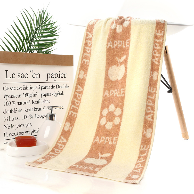 Pamuk Jacquard kupaonski ručnik, 120–140 g, pređa 14s, mekan i udoban