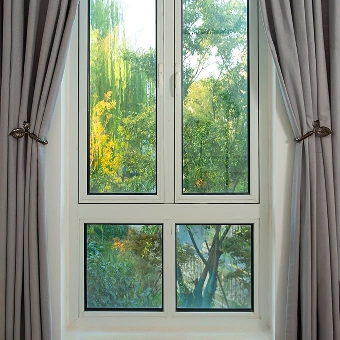 Μεταλλικοί γάντζοι για κουρτίνες, ζευγάρι τοίχου με κεφαλή σε σχήμα φύλλου, μοντέρνο απλό στυλ