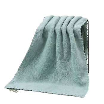 Комплект кърпи в подаръчна кутия — коралов плюш, абсорбиращи кърпи, сет от две кърпи, около 130 г за всяка, възможност за лого