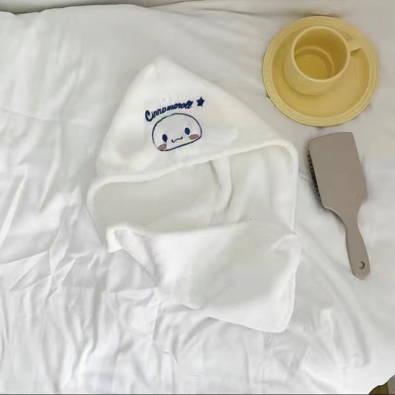 Set de prosoape de baie Yugui Dog, 3 piese, fleece coral, țesătură plată