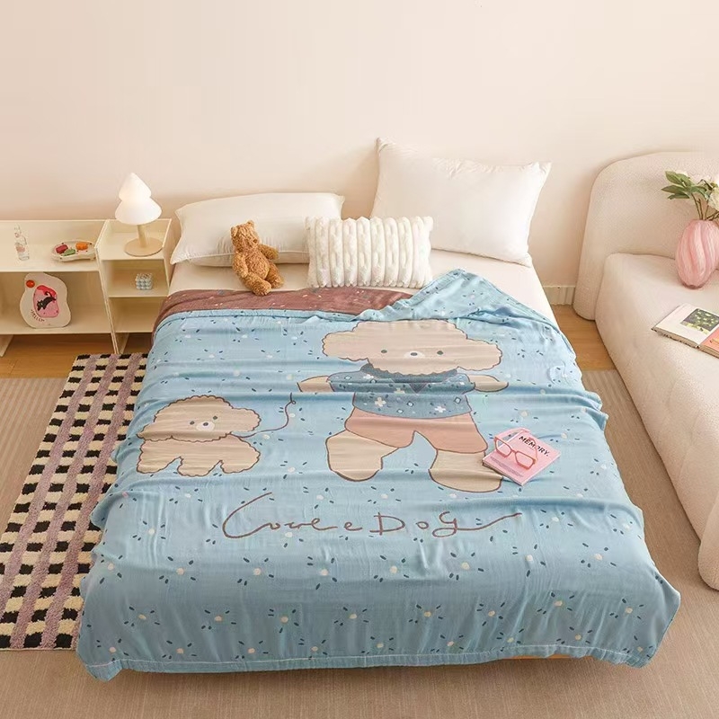 Ljetna deka s karikaturalnim motivom, jednostavan modern dizajn