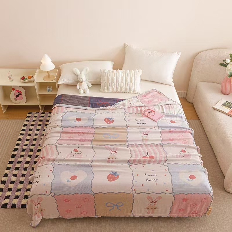 Ljetna deka s karikaturalnim motivom, jednostavan modern dizajn