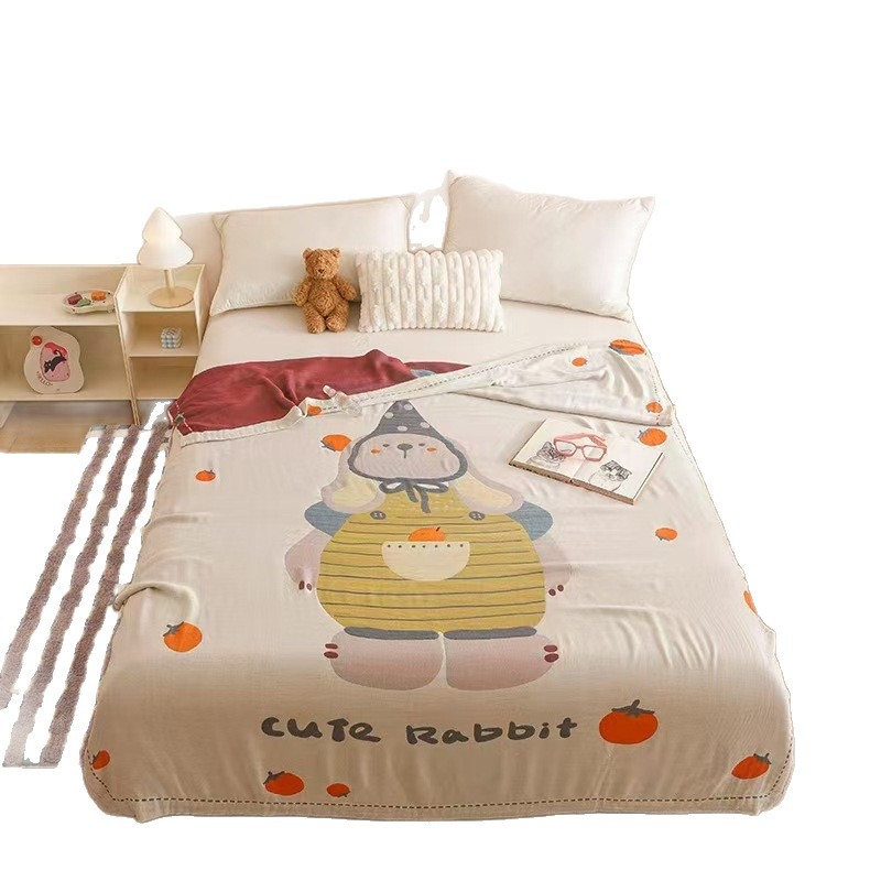 Ljetna deka s karikaturalnim motivom, jednostavan modern dizajn