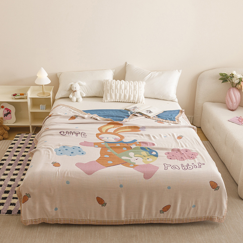 Ljetna deka s karikaturalnim motivom, jednostavan modern dizajn