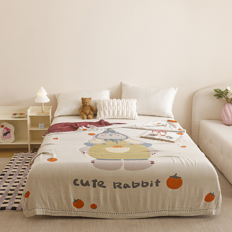 Ljetna deka s karikaturalnim motivom, jednostavan modern dizajn