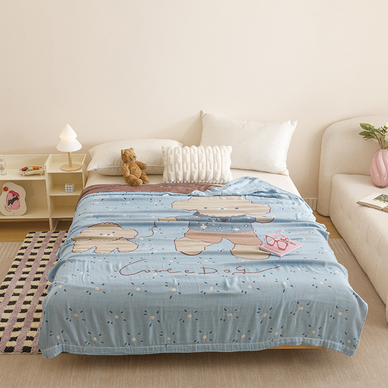 Ljetna deka s karikaturalnim motivom, jednostavan modern dizajn