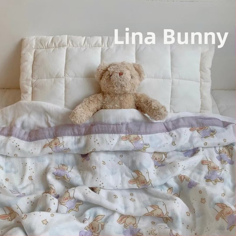 Bērnu segu no bambusa šķiedras, četrslāņu gāze ar multfilmas motīvu, svara zem 300 g, visām sezonām