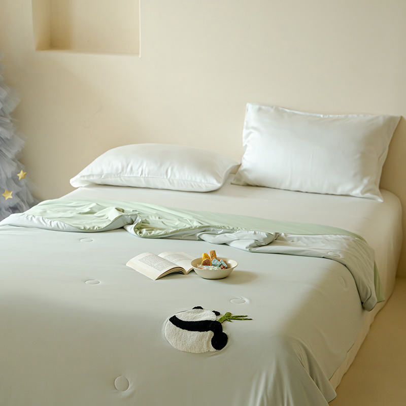 Izšivana dječja karikatura deka s hlađenom tkaninom, punjenje od poliestera, reaktivno bojanje, gustoća tkanine 128x68