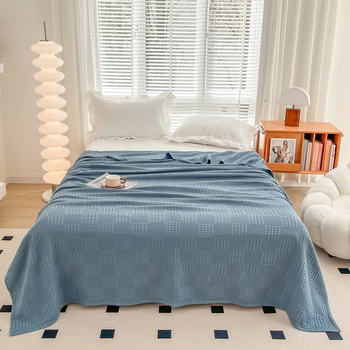 Kokvilnas caurspīdīga sega bērniem un zīdaiņiem, dvieļu sega, 800–999 g, universālais gadalaiks