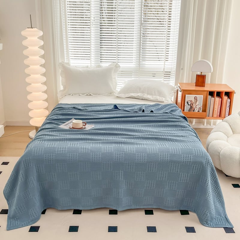 Kokvilnas caurspīdīga sega bērniem un zīdaiņiem, dvieļu sega, 800–999 g, universālais gadalaiks