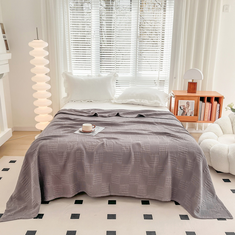 Kokvilnas caurspīdīga sega bērniem un zīdaiņiem, dvieļu sega, 800–999 g, universālais gadalaiks