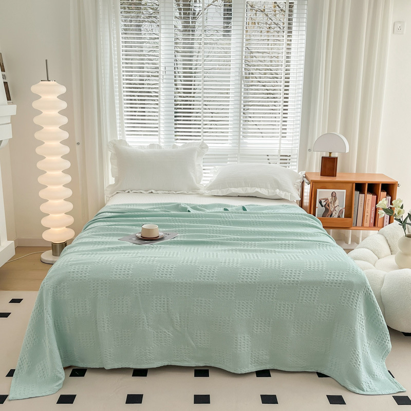 Kokvilnas caurspīdīga sega bērniem un zīdaiņiem, dvieļu sega, 800–999 g, universālais gadalaiks