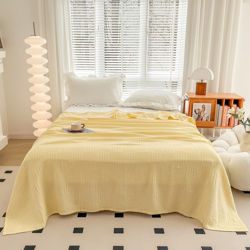 Kokvilnas caurspīdīga sega bērniem un zīdaiņiem, dvieļu sega, 800–999 g, universālais gadalaiks