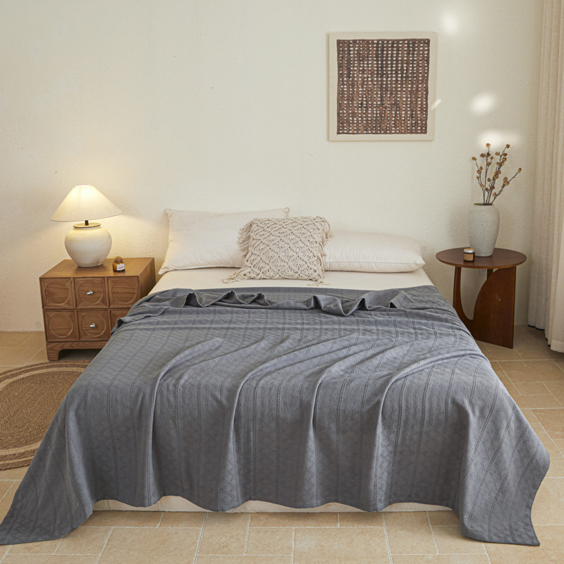 Kokvilnas dvieļu sega vasaras lietošanai, kods Gyr02, 1000–1499 g, visas sezonas, stils Ins